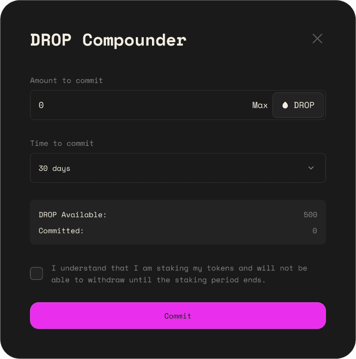 Dropper screen
